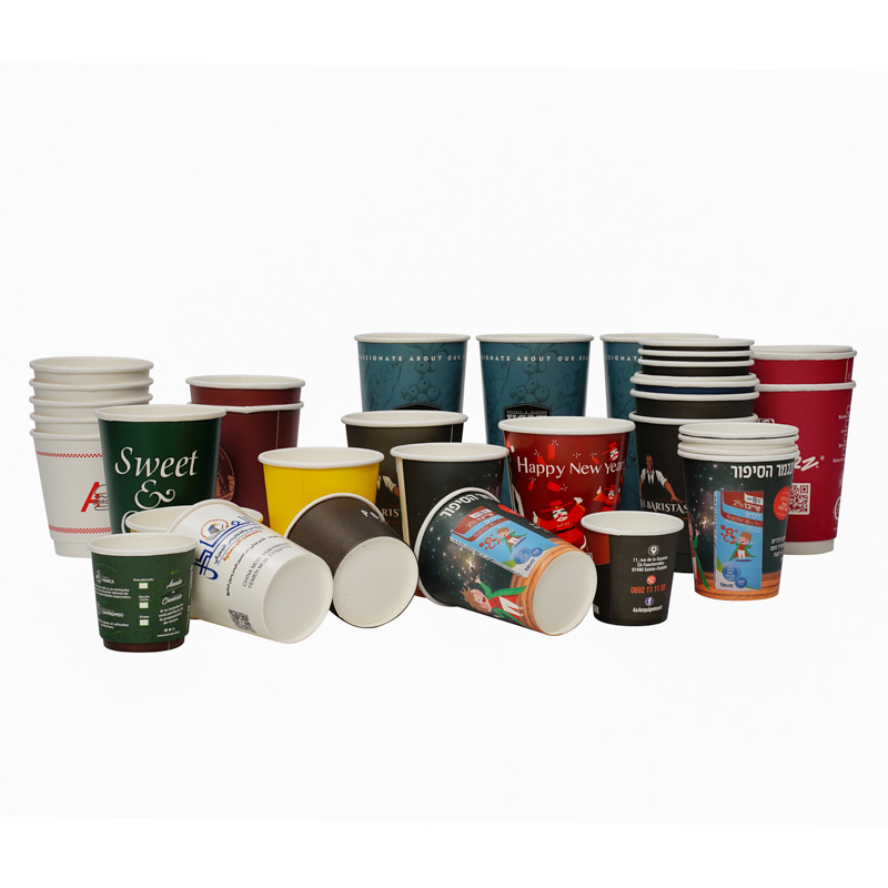 Wholesale factory thickened round custom disposable kraft paper cups