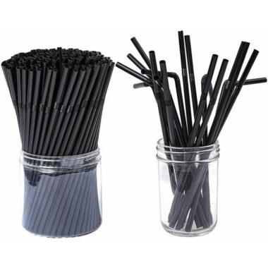 disposable flexible plastic drinking straws