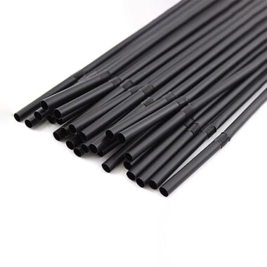 disposable flexible plastic drinking straws