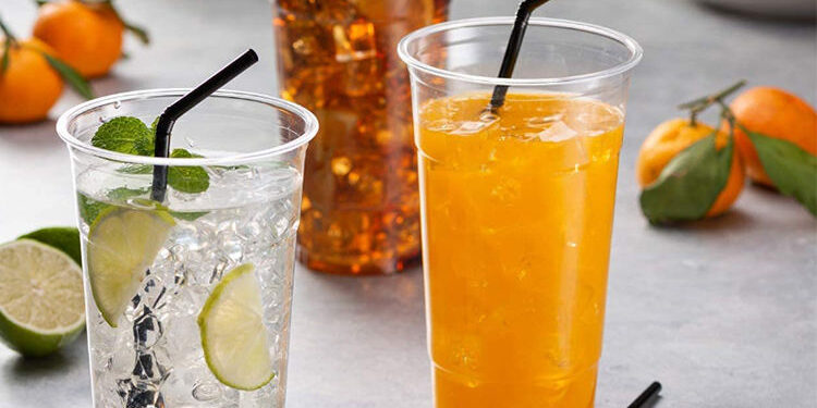 disposable flexible plastic drinking straws