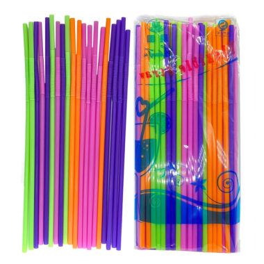 disposable plastic drinking straws
