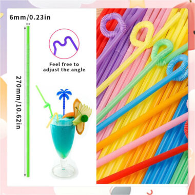 disposable plastic drinking straws