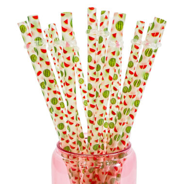reusable plastic drinking straws