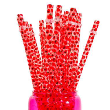 reusable plastic drinking straws