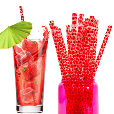 reusable plastic drinking straws