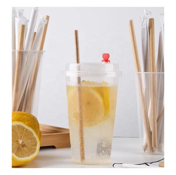 paper drinking straws with logo