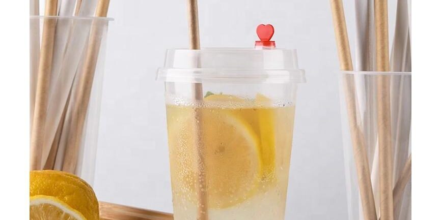 paper drinking straws with logo