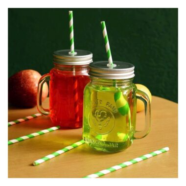 paper drinking straws with logo