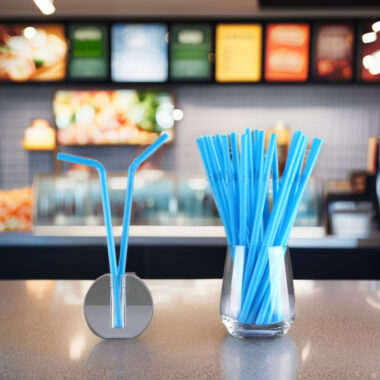 PLA flexible drinking straws