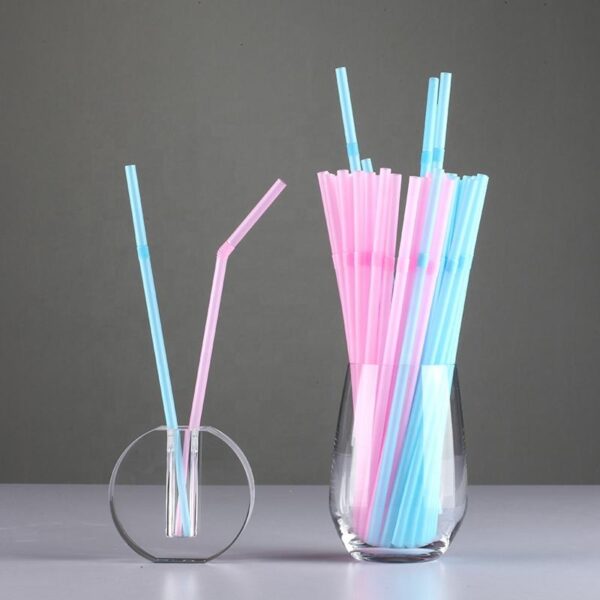 PLA flexible drinking straws