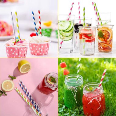 recyclable paper drinking straws