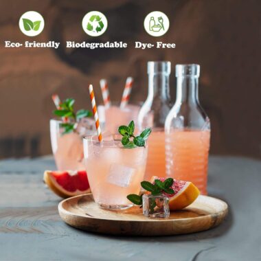 recyclable paper drinking straws