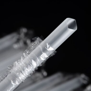 Colorful disposable plastic drinking straws