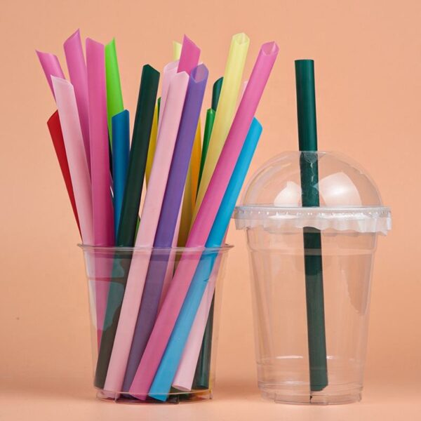plastic boba straws individually wrapped
