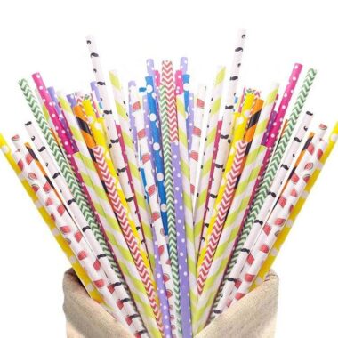 bamboo kraft paper drinking straws