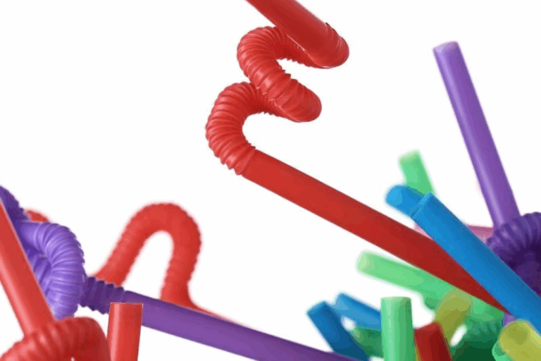 Factory Customized Food-Grade Flexible Plastic Straws for Beverages (2) flexible plastic drinking straws