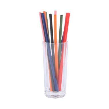 PLA straws with printed logo