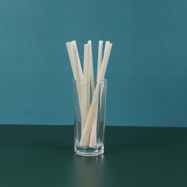 PLA straws with printed logo