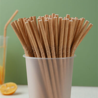 White party rainbow paper straws