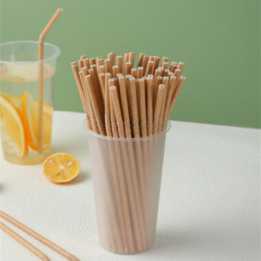 White party rainbow paper straws