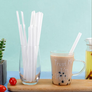 disposable plastic drinking straws