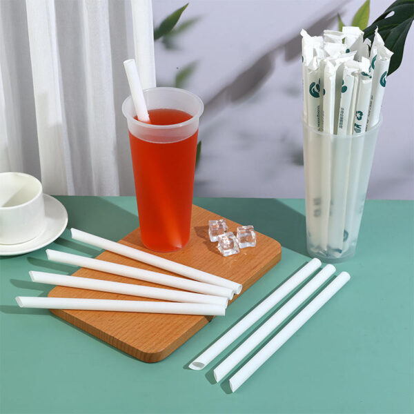 PLA tip plant based drinking straws