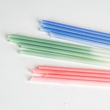color-changing PLA drinking straws