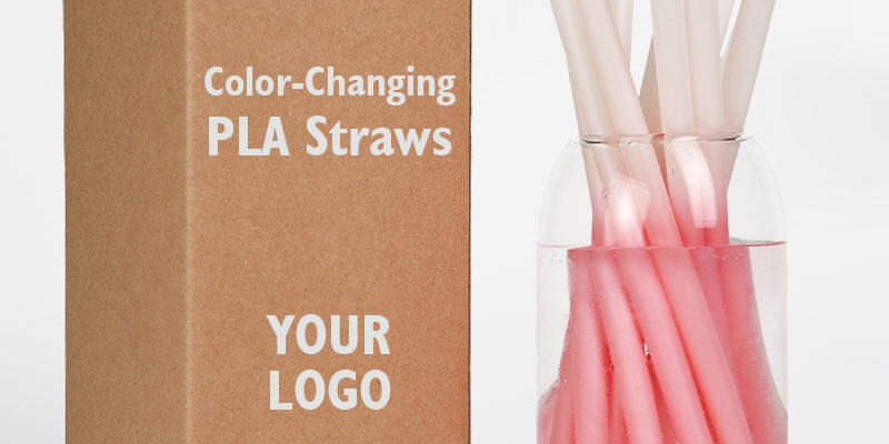 color-changing PLA drinking straws