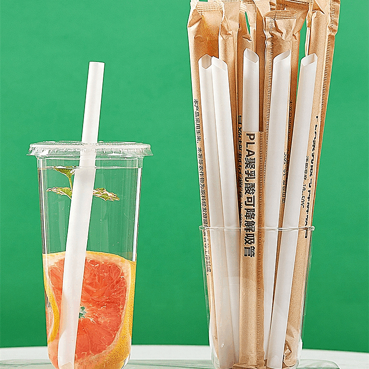 Biodegradable colorful paper straws