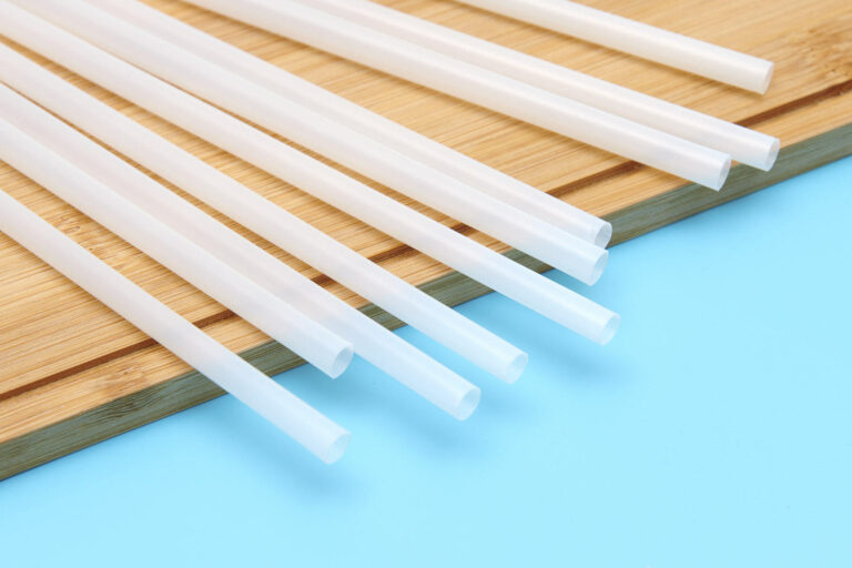Wholesale Eco-Friendly Custom Logo Biodegradable PLA No-Plastic Straws (7) PLA no-plastic drinking straws