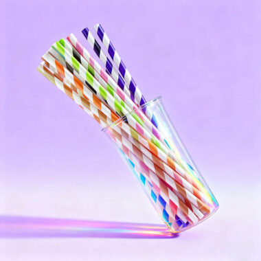 biodegradable coffee and tea paper straws