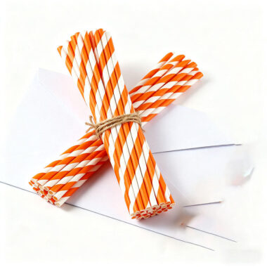 biodegradable coffee and tea paper straws