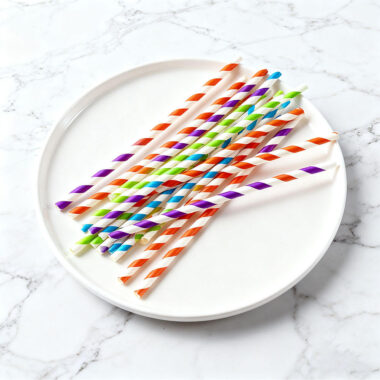 biodegradable coffee and tea paper straws