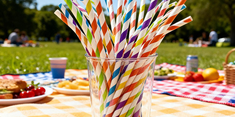 biodegradable coffee and tea paper straws