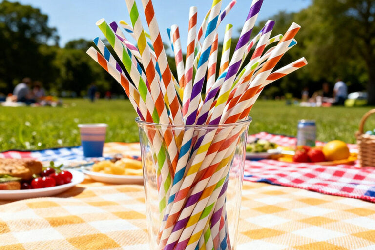 biodegradable coffee and tea paper straws