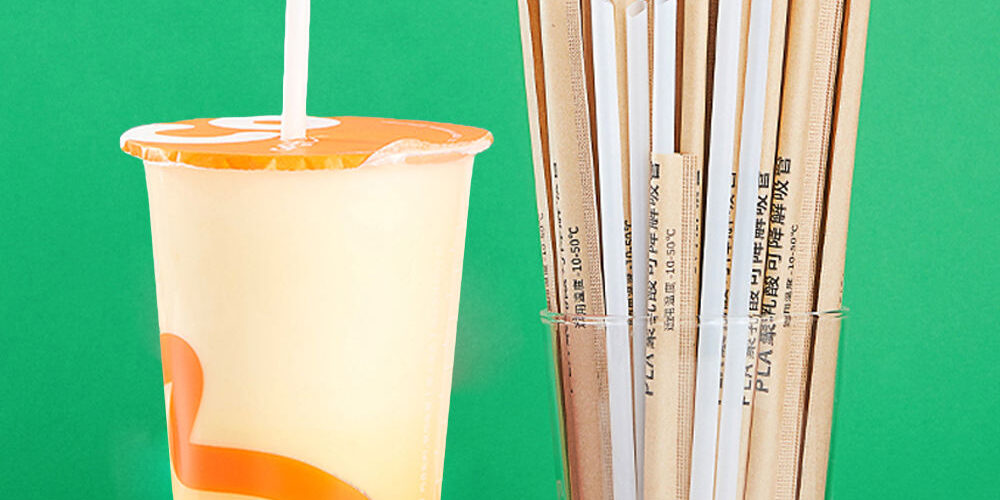 disposable plastic drinking straw